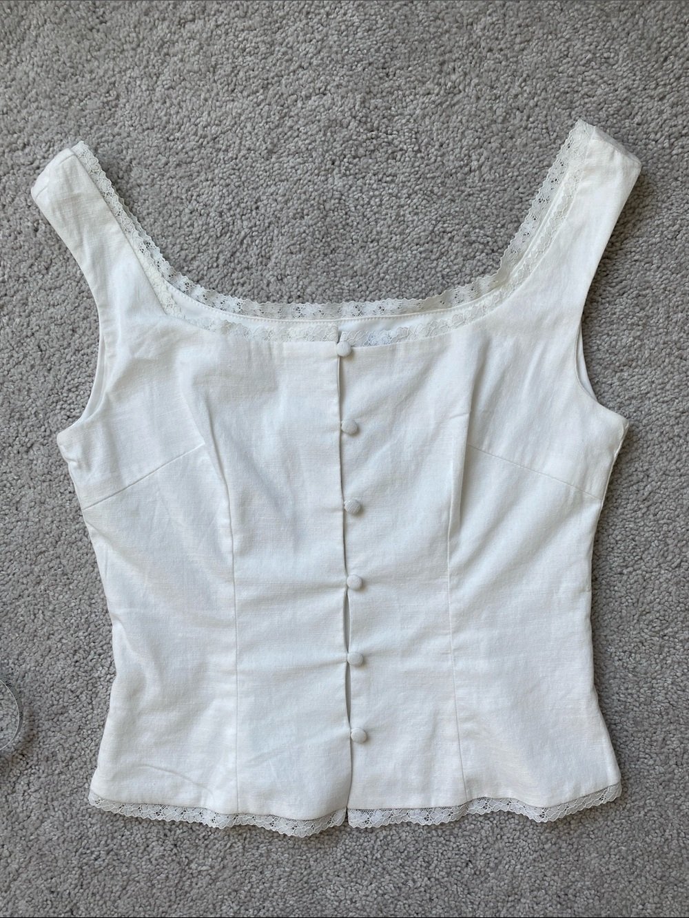 Petal & Pup Lace Trim Top size Small
